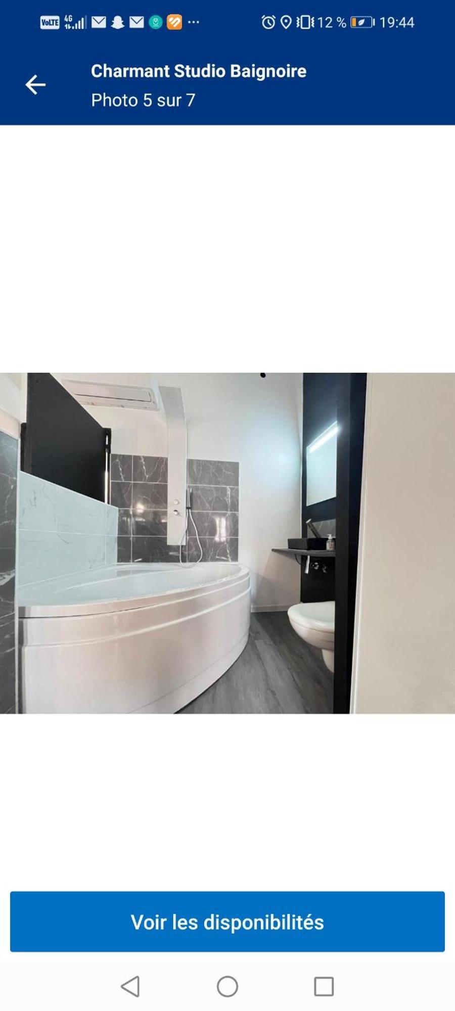 Charmant Studio Baignoire Narbonne Exterior foto